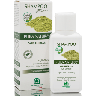 Grüne Tonerde Shampoo "Fettiges Haar"  (250 ml) Natura House