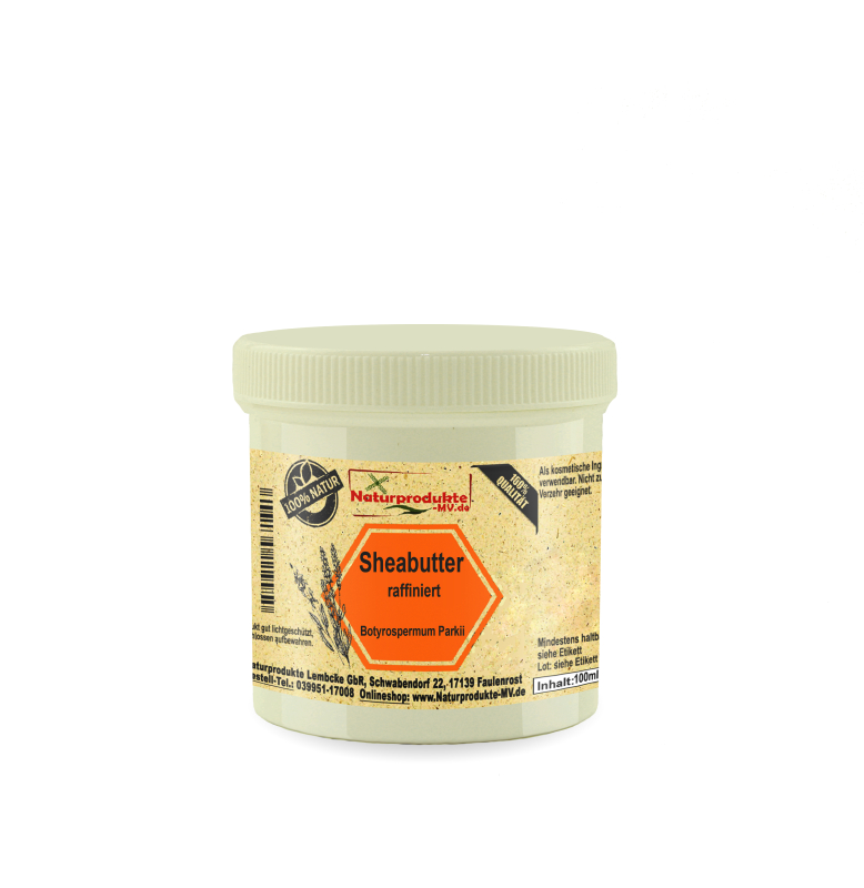 sheabutter als gleitmittel Unraffinierte Sheabutter 180 ml im Glas main image 0