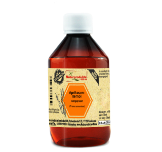 Aprikosenkernöl (250 ml) 100% reines Aprikosenöl zur Haut- und Haarpflege