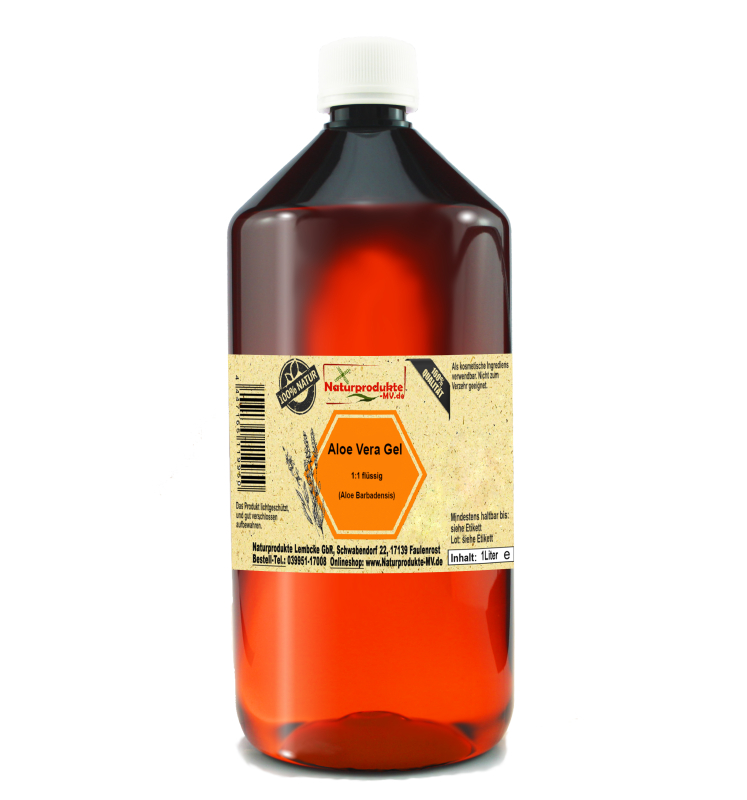 Aloe Vera Gel 1:1 pur flssig (1000 ml), 13,95