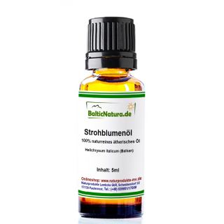 Strohblumenöl (5 ml) 100% naturreines ätherisches Öl Strohblume Öl Immortelle