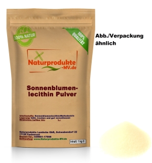 Sonnenblumenlecithin Pulver GMO frei (1000 g) Sonnenblumen Lecithin Pulver SF50M 1kg