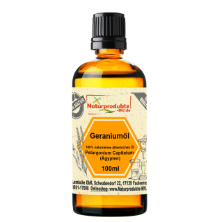 Geraniumöl (100 ml) 100% naturreines ätherisches Geranium Öl