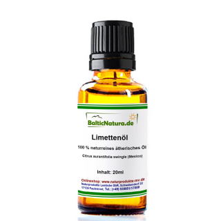 Limettenöl (20 ml) 100% naturreines ätherisches Limetten Öl