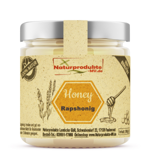Rapshonig (500g) Herkunft Deutschland Honig  Raps
