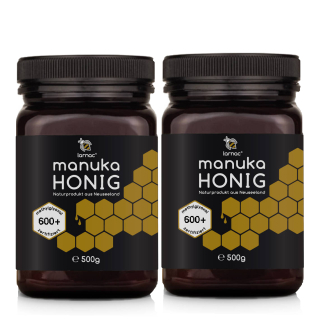 1kg (2x500g) Larnac Aktiver Manukahonig (MGO 600+) Manuka...