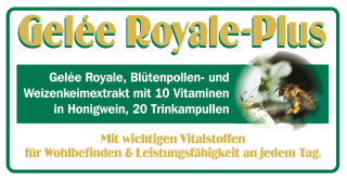 Gelée Royale Plus (20 Trinkampullen)