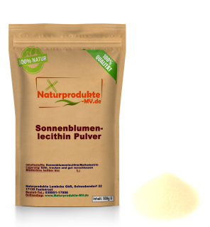 Sonnenblumenlecithin Pulver GMO frei (500 g) Sonnenblumen Lecithin Pulver SF50M 500g