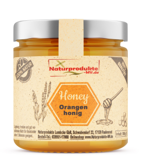 Orangenhonig flüssig (500g) Orangen Honig Orangenblütenhonig