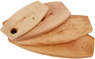 Rustikales Jausenbrett - Brotzeitbrett mit Loch - 51-60...