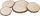 Rindenscheibe rund - 21-24 cm - Baumscheibe Erle