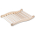Rückenlehne, ergonomische S-Form, Rundstäbe eingelassen aus Holz 51 cm