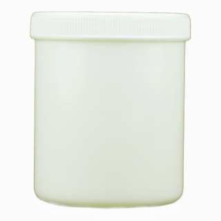 5x Schraubdeckeldose (300 ml) weiß einwandig Salbendose Cremedose Dose