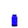 3x Blauglasflasche (10 ml) Blauglas Flasche Pumpzerstäuber Sprühflasche