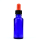 3x Blauglasflasche (30 ml) Blauglas Pipettenflasche Pipette Standard Verschluss