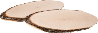 Rindenscheibe oval 56 - 65 cm Rindenbrett Baumscheibe