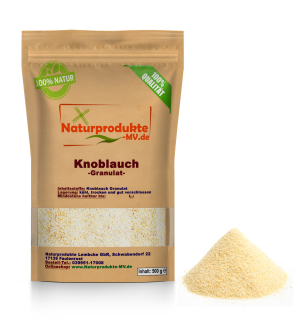 Knoblauch Granulat (500g) Knoblauchgranulat 1A Spitzenqualität