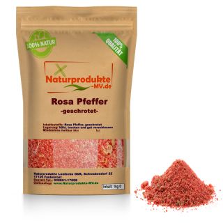 Pfeffer Rosa geschrotet (1Kg) Rosa Pfeffer geschrotet 1A Spitzenqualität