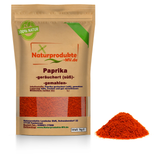 Paprika geräuchert süß (1Kg) Paprika rauchig Pulver