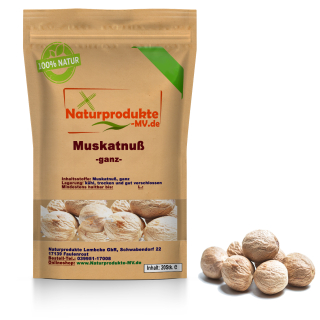 Muskatnuss Muskatnüsse ganz 80/85 20 Stück