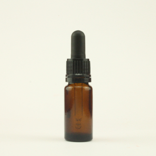 5x Braunglasflasche (10 ml) Braunglas Pipettenflasche...