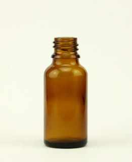 5x Braunglasflasche (20 ml) Braunglas Flasche ohne Verschluss