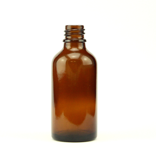 5x Braunglasflasche (50 ml) Braunglas Flasche ohne Verschluss