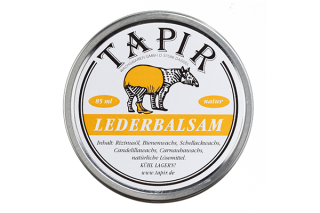 Tapir Lederbalsam in Weißblechdose farblos (85 ml)