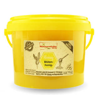 Blütenhonig  (2,5 kg Eimer) Herkunft EU Honig