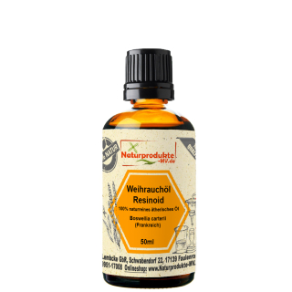 Weihrauchöl Resinoid (50 ml) 100% naturreines ätherisches Weihrauch Öl