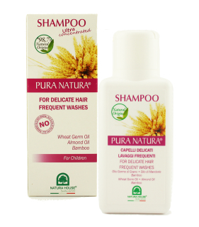 Weizenkeim Shampoo "Pura Natura" mit Mandelöl (250ml)