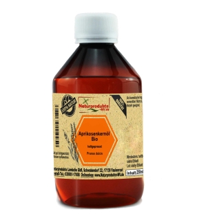 Aprikosenkernöl Bio kaltgepresst (250 ml) Aprikosenkern Öl
