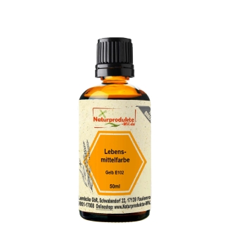 Lebensmittelfarbe Gelb E102 (50 ml)