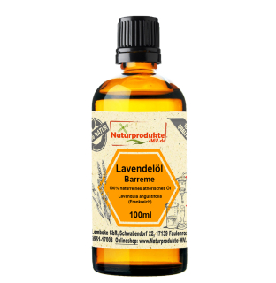 Lavendelöl Barreme ätherisches Öl 50/52 naturrein 100 ml