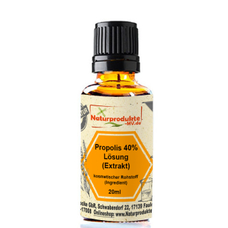 Propolis Lösung Extrakt 40% in Alk. 20ml kosm. Rohstoff 20 ml Propolislösung Propolistinktur