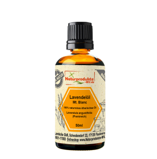 Lavendelöl (50 ml) 100% naturreines ätherisches Öl